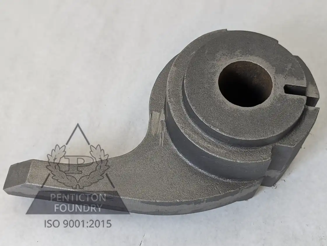 Ductile Iron adapter hub for the lumber industry. Ductile Iron adapter hub for the lumber industry.